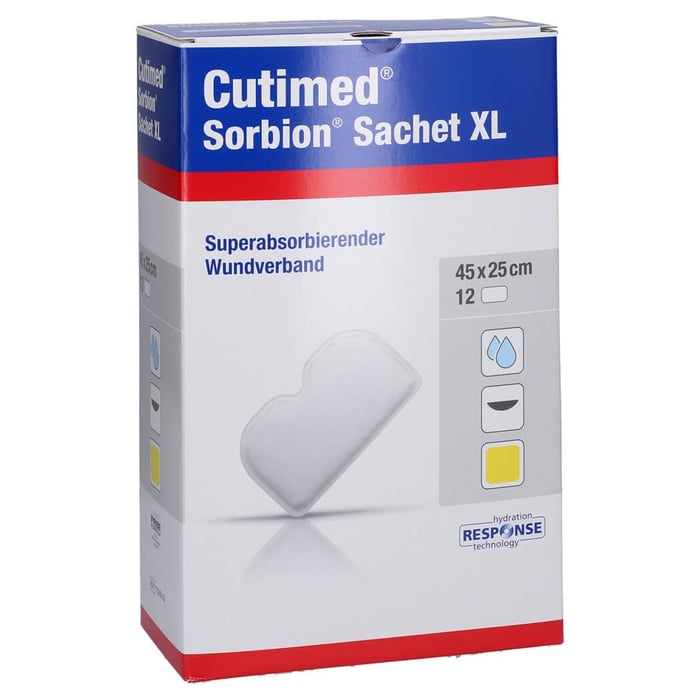 Cutimed Sorbion Sachet Xl Wundauflage 25x45 cm