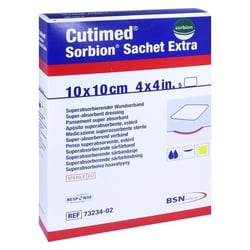 Cutimed Sorbion Sachet Extra Wundaufl.10x10 cm