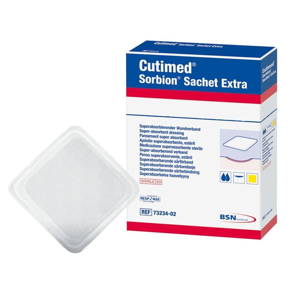 Cutimed Sorbion Sachet Extra Wundaufl.10x20 cm