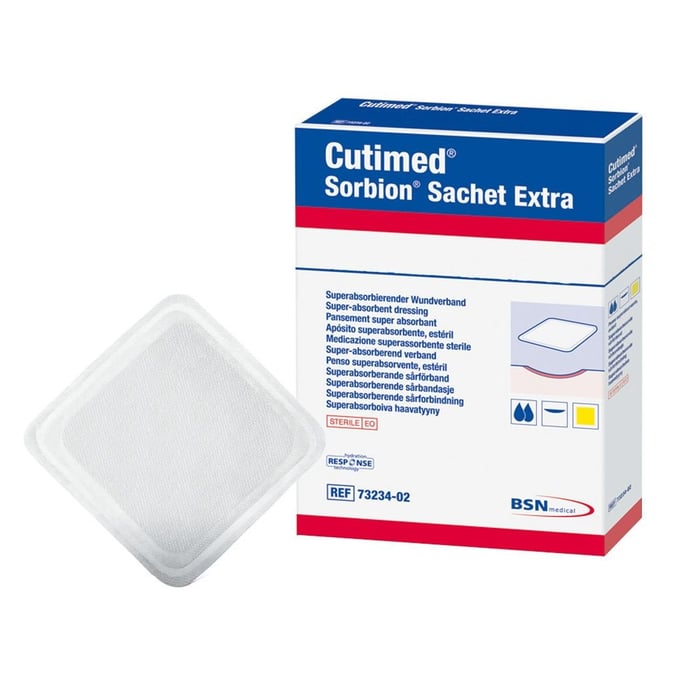 Cutimed Sorbion Sachet Extra Wundaufl.10x20 cm