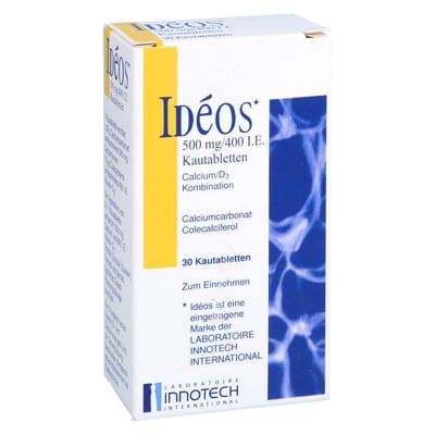 Ideos 500 mg/400 I.E. Kohlpharma
