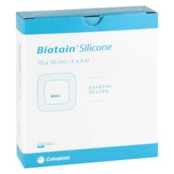 Biatain Silicone Schaumverband 10x10 cm Kohlpharma
