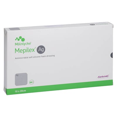 Mepilex Ag 10x20cm Steril