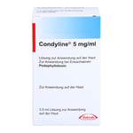 CONDYLINE 5 mg/ml Lösung z.Anwendung auf d.Haut