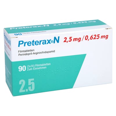 Preterax N 2.5 mg/0.625 mg Filmtabletten