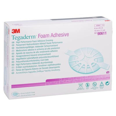 Tegaderm Foam Adh 10x11cm B2B Medical