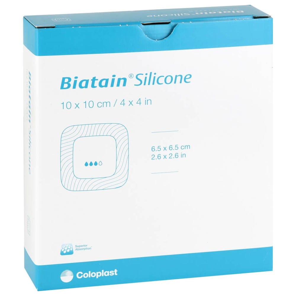 Biatain Silicone Schaumverband 10x10 cm