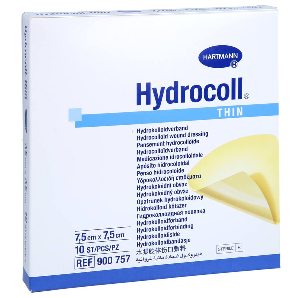 Hydrocoll thin Wundverband 7,5x7,5 cm