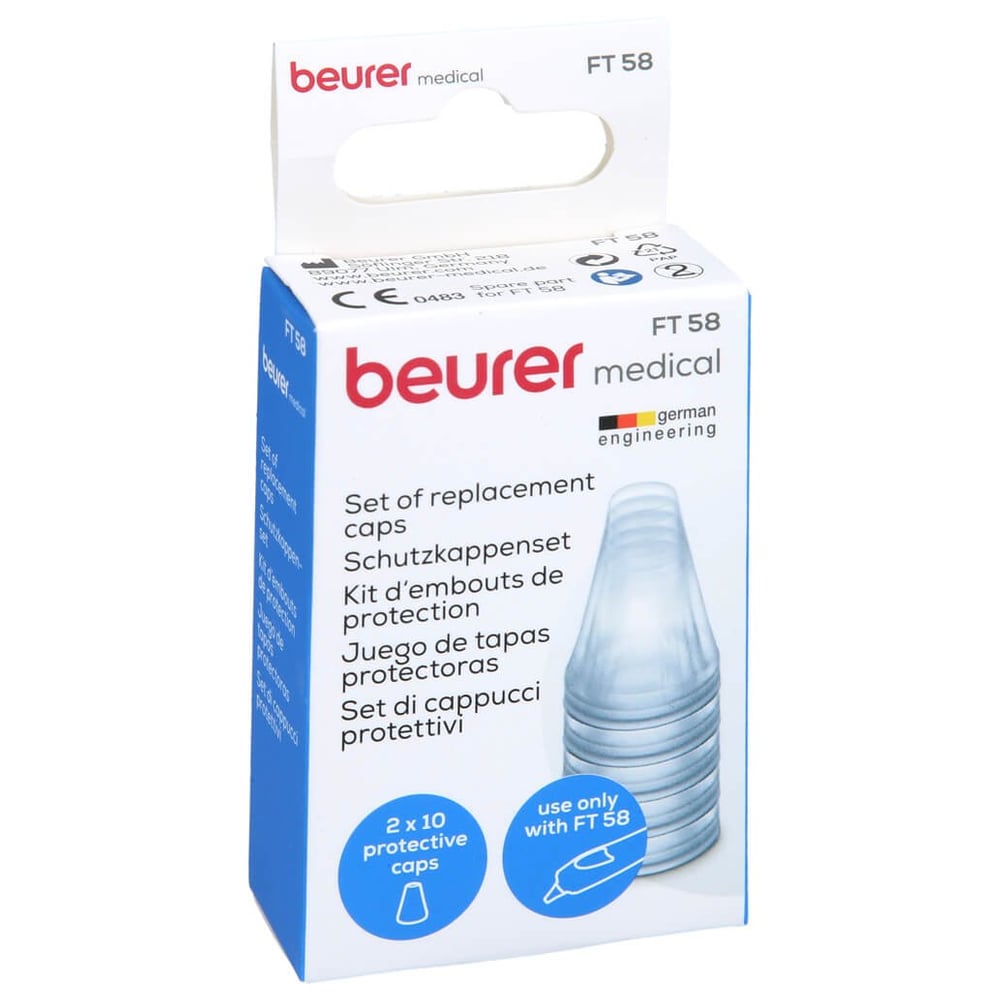 Beurer Ft58 Ersatzschutzkappen f.Ohrthermometer