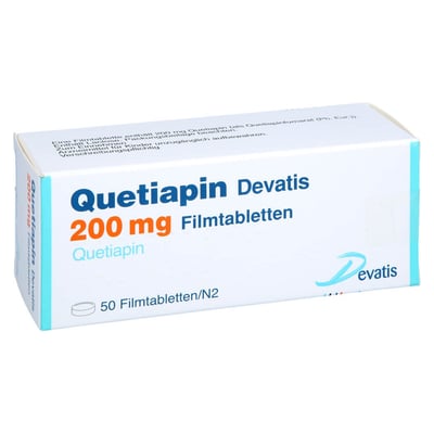 Quetiapin Devatis 200 mg