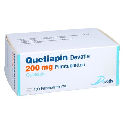Quetiapin Devatis 200 mg
