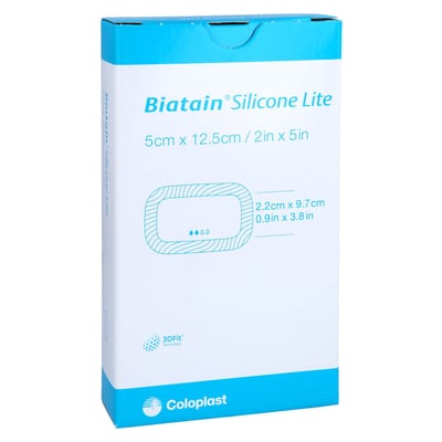 Biatain Silicone Lite Schaumverband 5x12,5 cm Produktbild 1