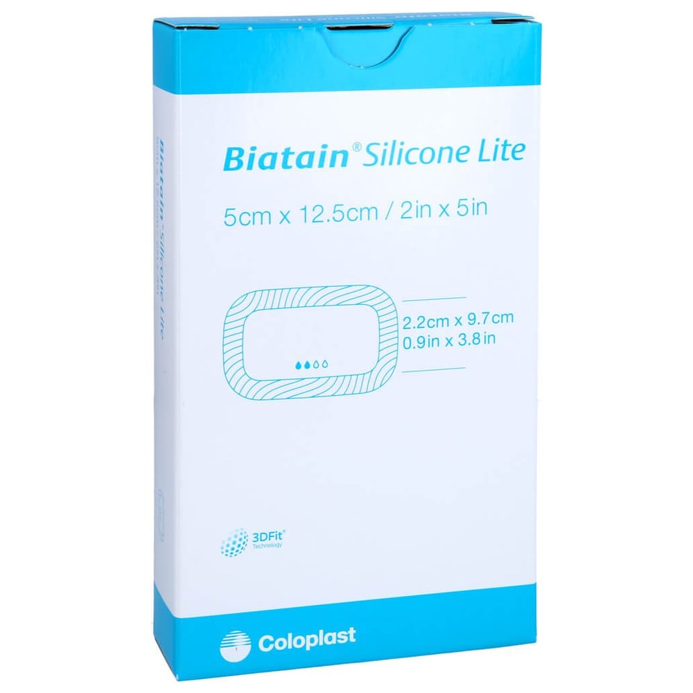 Biatain Silicone Lite Schaumverband 5x12.5cm
