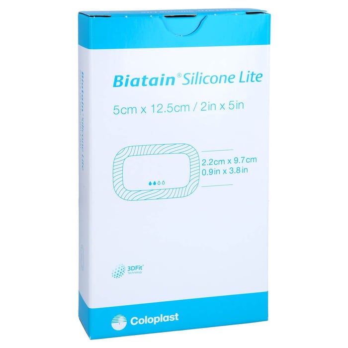 Biatain Silicone Lite Schaumverband 5x12.5cm