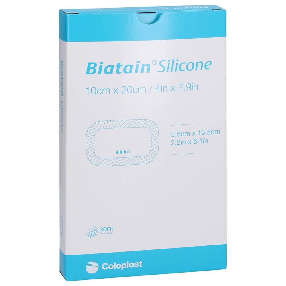 Biatain Silicone Schaumverband 10x20 cm Coloplast