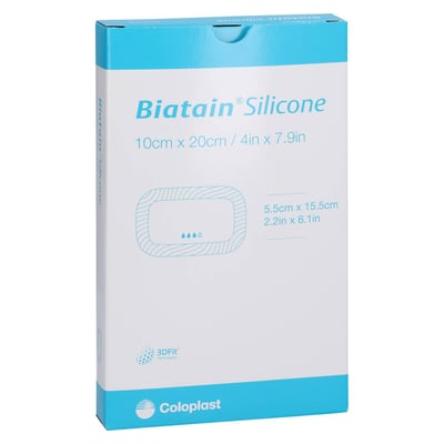 Biatain Silicone Schaumverband 10x20 cm Coloplast