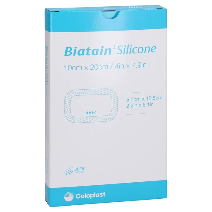 Biatain Silicone Schaumverband 10x20 cm