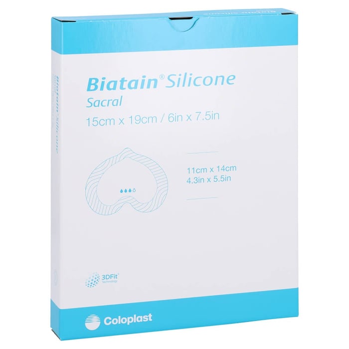 Biatain Silicone Schaumverb. Sakrum klein 15x19 cm