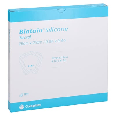Biatain Silicone Schaumverband Sakrum groß 25x25 cm Produktbild 1