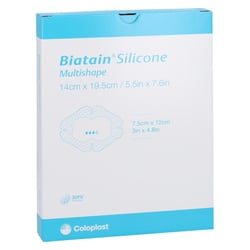 Biatain Silicone Schaumverband Multishape 14x19,5 cm