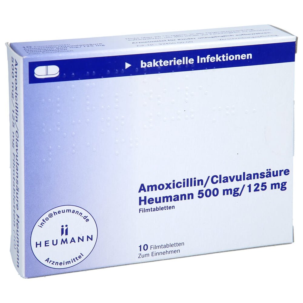 Amoxicillin/Clavulansäure Heumann 500 mg/125 mg