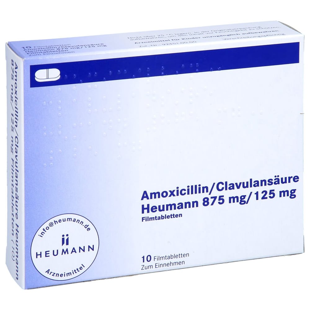 Amoxicillin/Clavulansäure Heumann 875 mg/125 mg