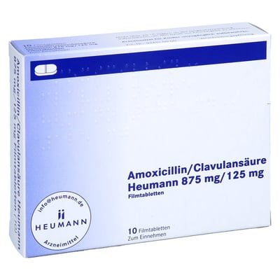 Amoxicillin/Clavulansäure Heumann 875 mg/125 mg