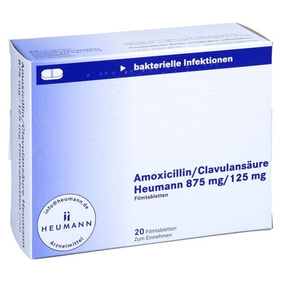 Amoxicillin/Clavulansäure Heumann 875 mg/125 mg