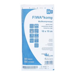 Fiwakomp Mullkomp.10x10 cm steril 12fach Rk