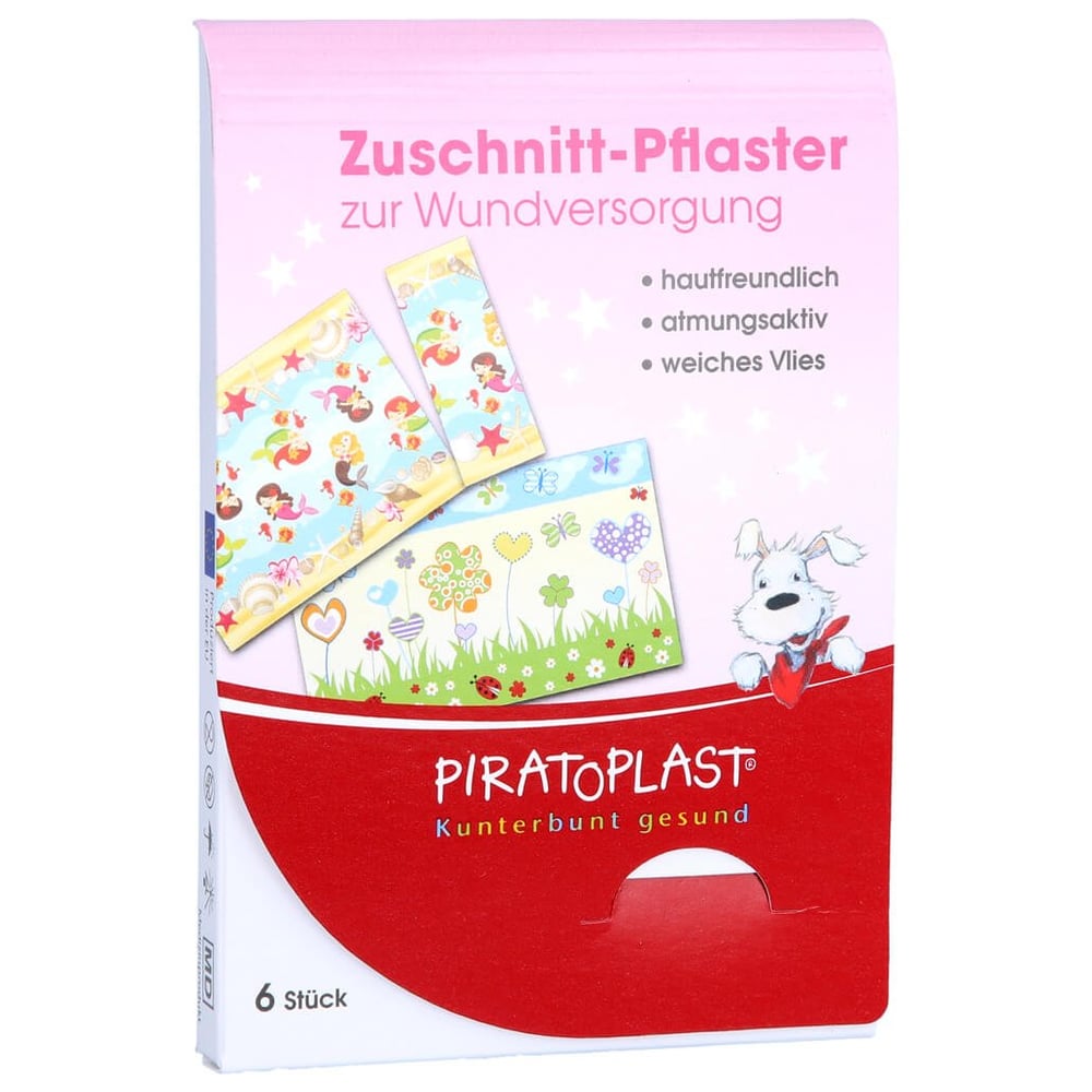 Piratoplast Mädchen Pflasterzuschnitt 6x10 cm