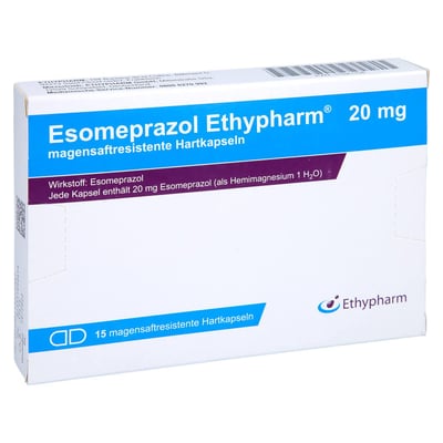 Esomeprazol Ethypharm 20 mg