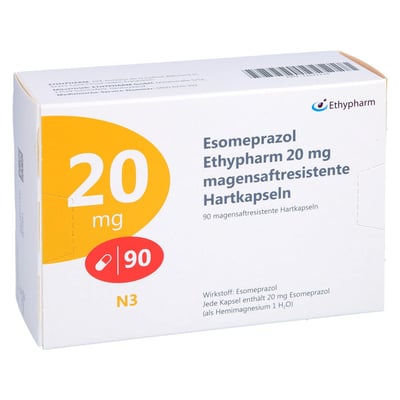 Esomeprazol Ethypharm 20 mg