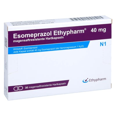 Esomeprazol Ethypharm 40 mg