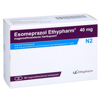 Esomeprazol Ethypharm 40 mg