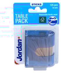 Jordan dreieckige Zahnhölzer im Tisch-Dispenser