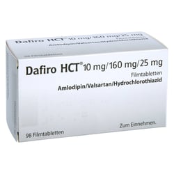 Dafiro HCT 10 mg/160 mg/25 mg