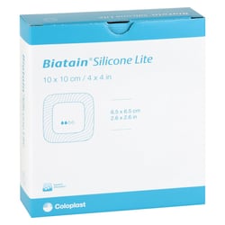 Biatain Silicone Lite Schaumverband 10x10 cm B2B Medical