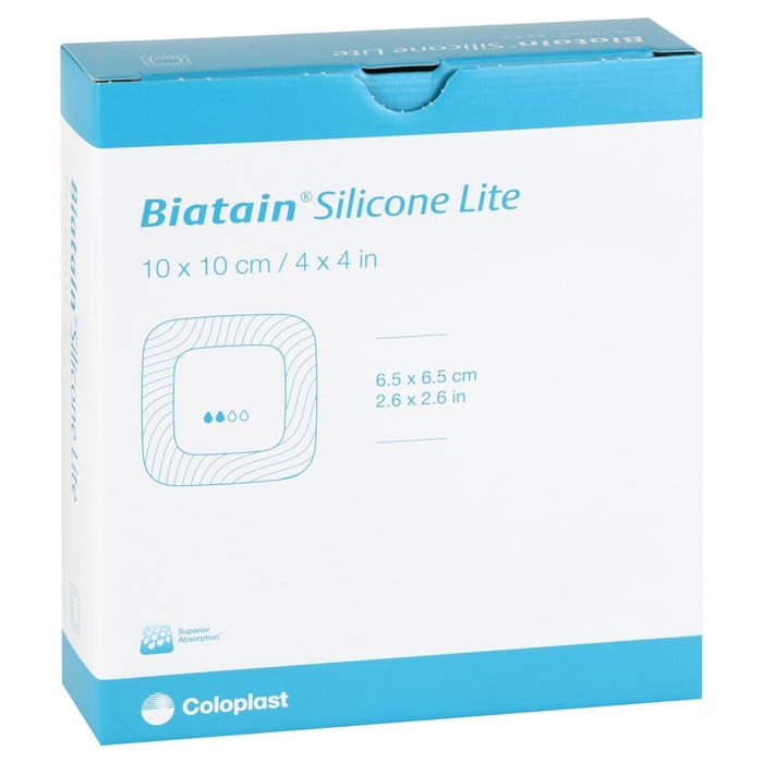 Biatain Silicone Lite Schaumverband 10x10 cm