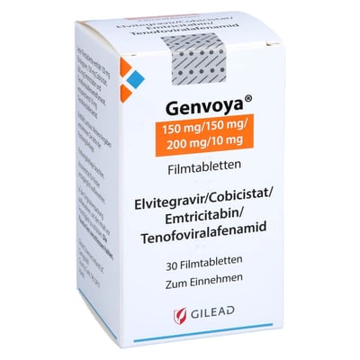 Genvoya 150 mg/150 mg/200 mg/10 mg