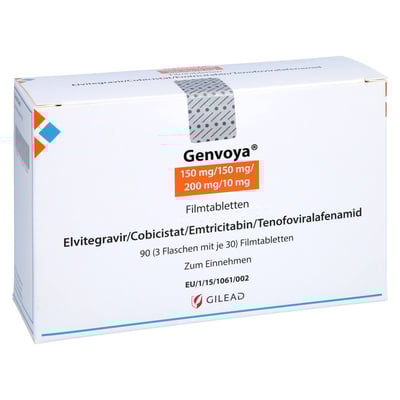 Genvoya 150 mg/150 mg/200 mg/10 mg