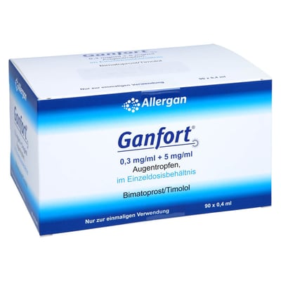 Ganfort 0,3 mg/ml + 5 mg/ml Augentropfen Produktbild 1