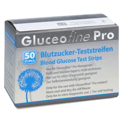 Gluceofine Pro Blutzucker-Teststreifen