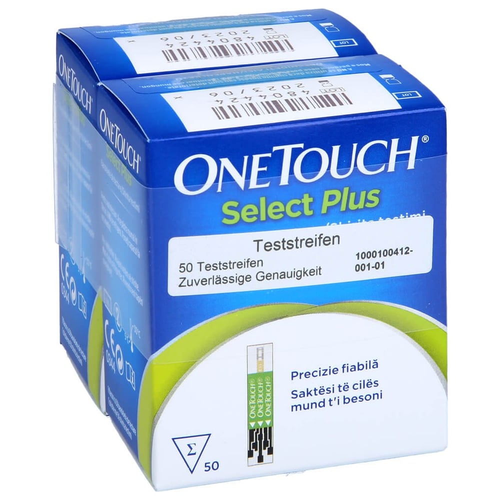One Touch Select Plus Blutzucker Teststreifen