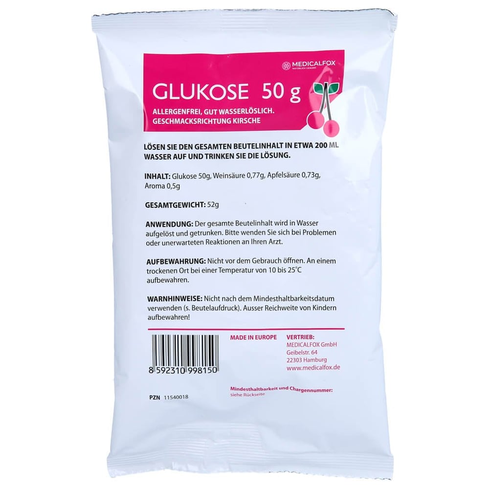 Glukose 50g Kirsch