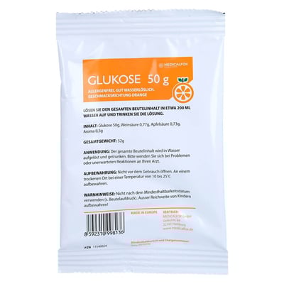 Glukose 50g Orange
