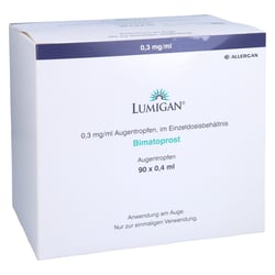 Lumigan 0,3 mg/ml Augentropfen im Einzeldosisbeh.