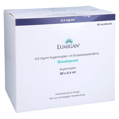 Lumigan 0,3 mg/ml Augentropfen im Einzeldosisbeh. Produktbild 1