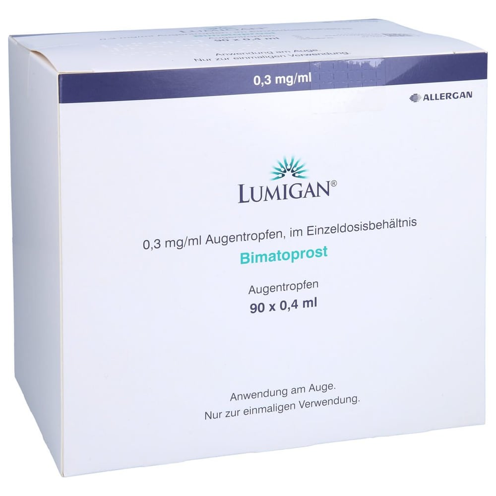 Lumigan 0.3mg/ml Augentropfen im Einzeldosisbeh.