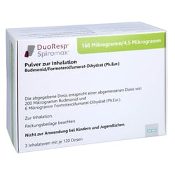 DuoResp Spiromax 160 Mikrogramm/4,5 Mikrogramm/Dosis