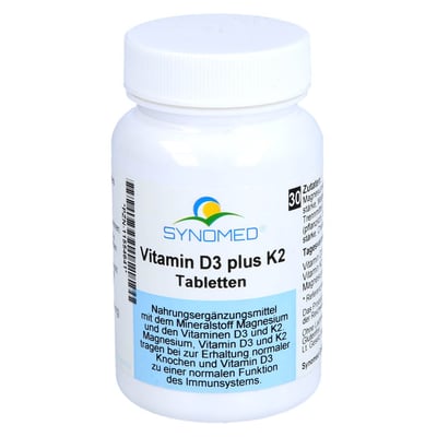 Vitamin D3 plus K2 Tabletten